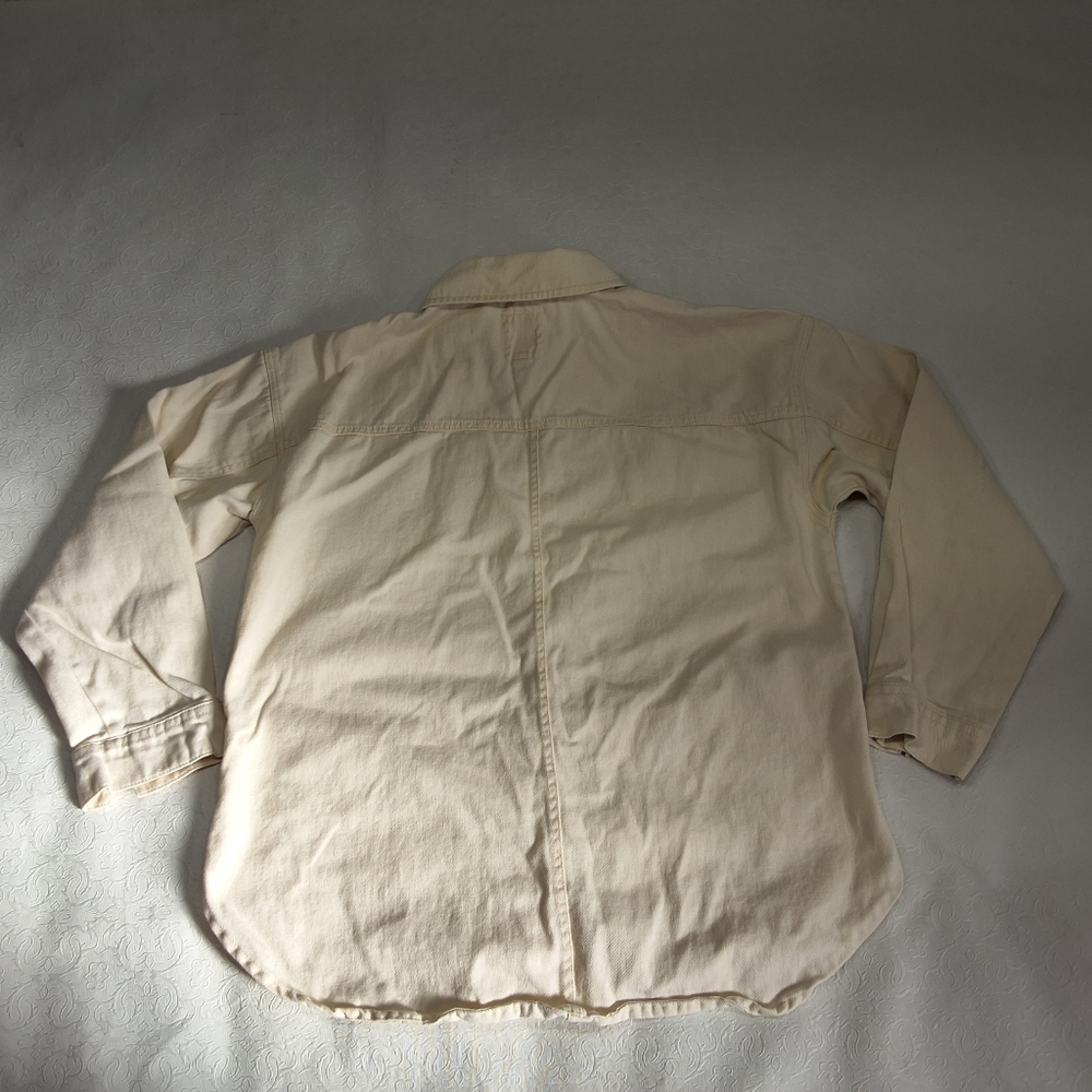 Thread & Supply Pastel Yellow Button Down Shirt Size M . - Picture 3 of 8